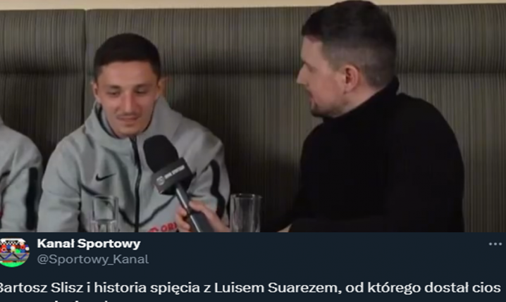 Bartosz Slisz zdradził, co zrobił mu Luis Suarez poza zasięgiem kamer...