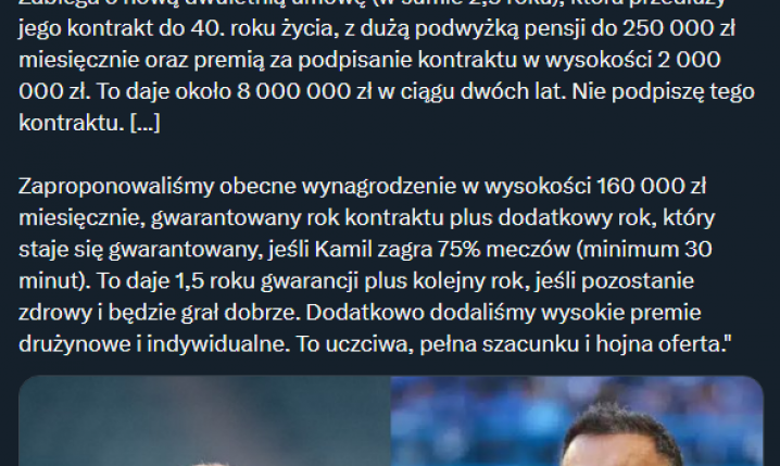 Alex Haditaghi UJAWNIŁ zarobki Kamila Grosickiego i jego aktualne oczekiwania!