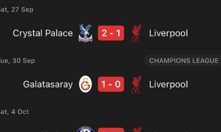FATALNE wyniki Liverpoolu w ostatnich 30 dniach...