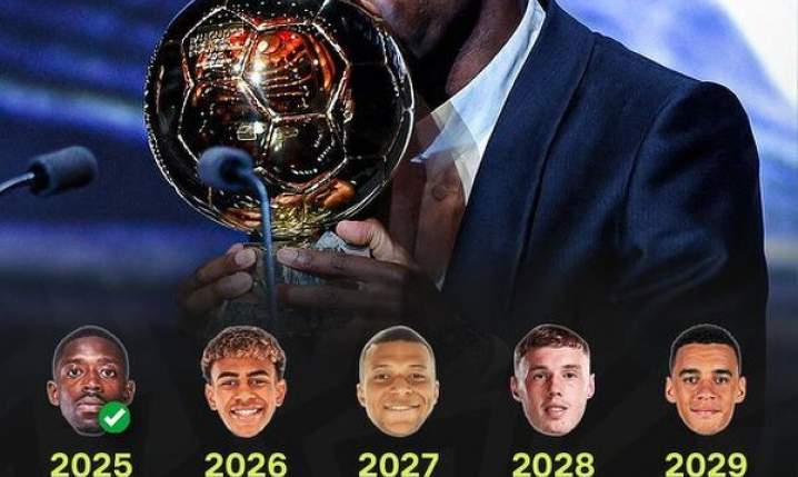 Zwycięzcy Złotych Piłek w kolejnych latach według Al