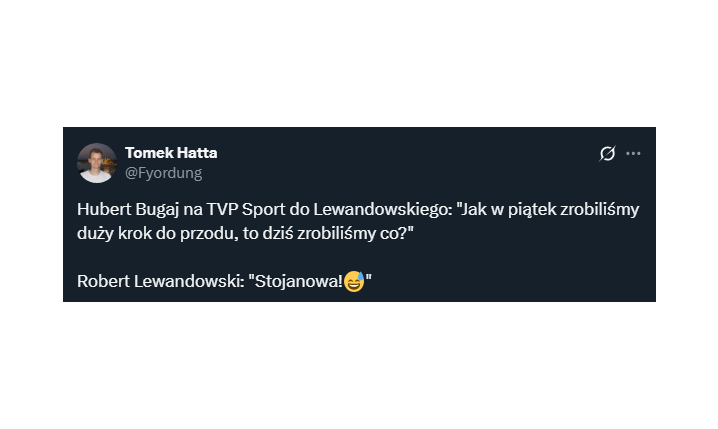 ODPOWIEDŹ Lewandowskiego na pytanie dziennikarza... xD