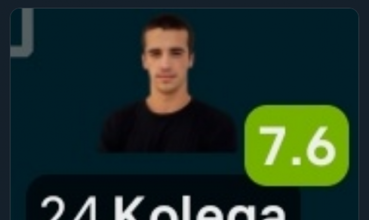 TAKIE ZDJĘCIE na flashscore ma piłkarz Lincoln Red Imps... xD