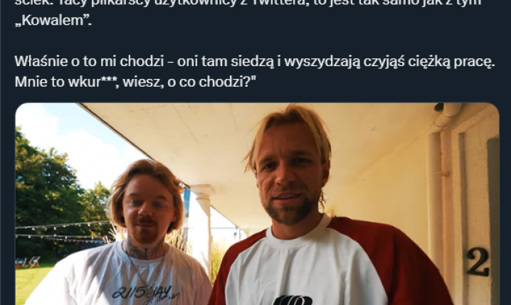 Tymoteusz Puchacz OSTRO o ''piłkarskich użytkownikach z Twittera''