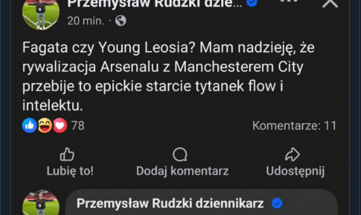 WPIS Przemysława Rudzkiego o beefie Young Leosi z Fagatą... xD