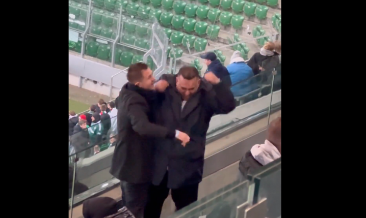 Szalona REAKCJA Alexa Haditaghiego po meczu z Legią i awansie! [VlDEO]