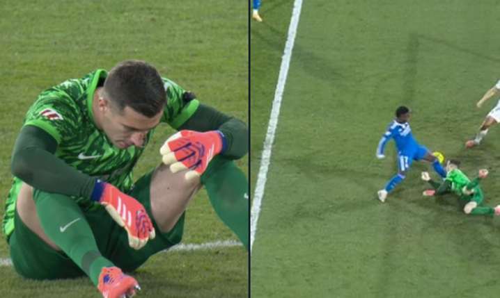 Starcie Viniciusa z Inakim Peną przy golu Bellinghama na 2-2 [VIDEO]