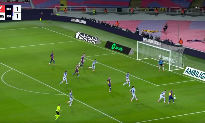 Lewandowski strzela gola na 2-1 po asyście Yamala! [VIDEO]