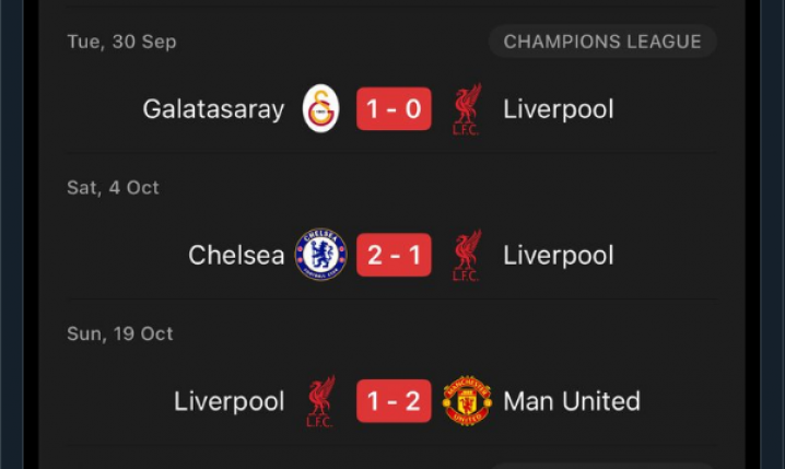 FATALNE wyniki Liverpoolu w ostatnich 30 dniach...