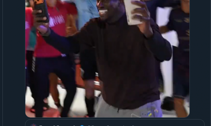Benjamin Mendy w szatni Pogoni Szczecin po wygranym meczu... xD