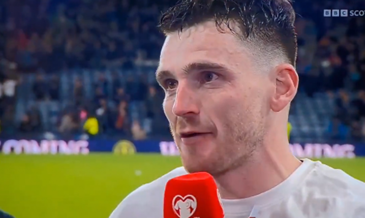 WZRUSZONY Andy Robertson wspomina Diogo Jotę po awansie na Mundial