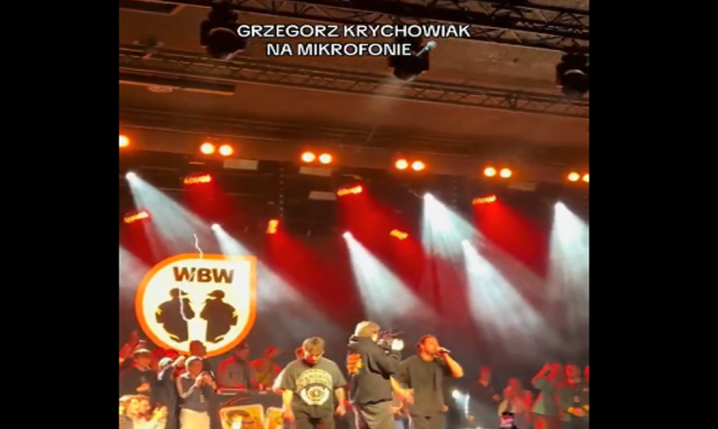Krychowiak wbił na scenę WBW i zaczął freestylować! :D [VIDEO]