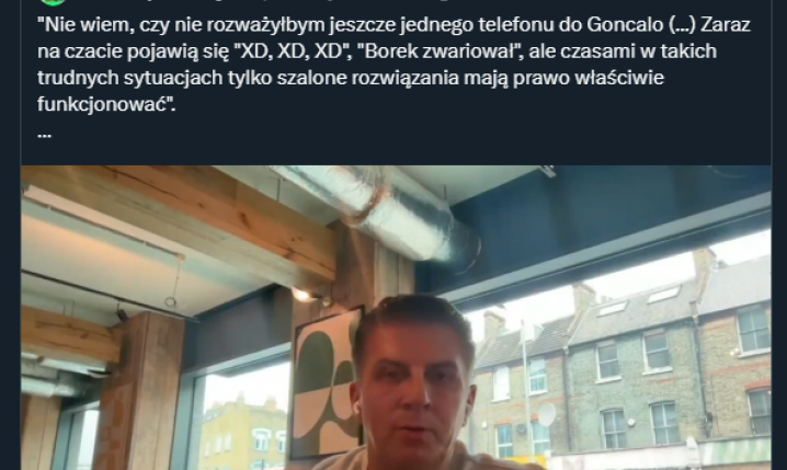 REAKCJA Zbigniewa Bońka na pomysł Mateusza Borka... :D