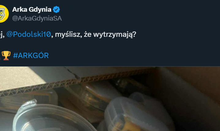 TWEET Arki Gdynia przed meczem z Górnikiem Zabrze... xD