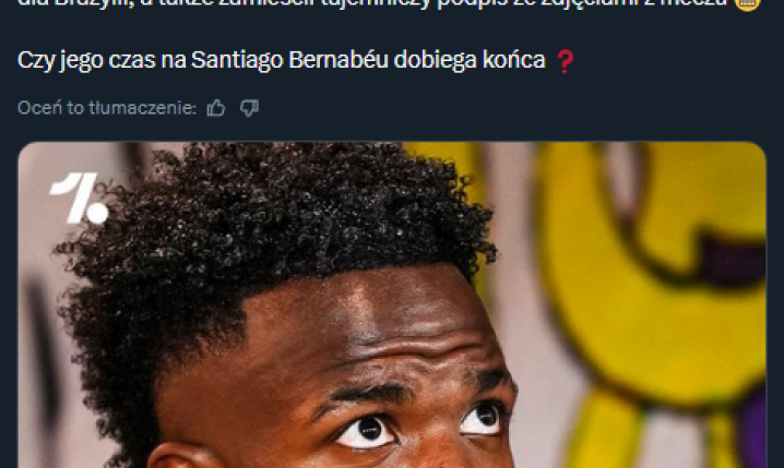 Vinicius zmienił zdjęcie profilowe, po tym jak kibice wygwizdali go na Bernabeu...