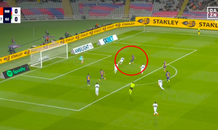 Lamine Yamal strzela gola na 1-0 z Elche! [VlDEO]