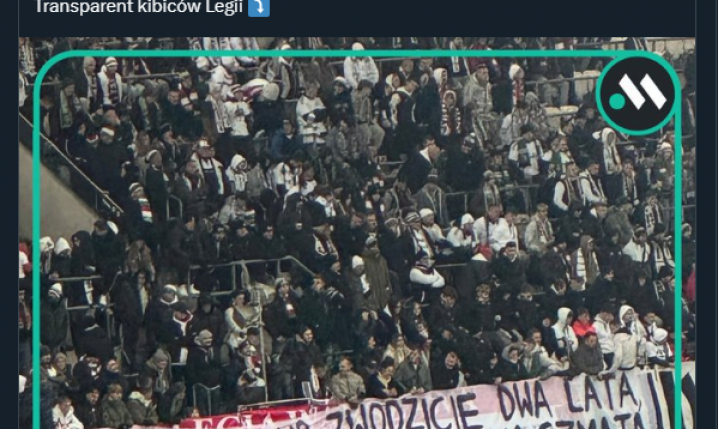 TRANSPARENT kibiców Legii Warszawa...