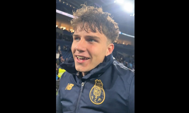 Oskar Pietuszewski mówi po portugalsku po pierwszym golu w Porto! [VIDEO]