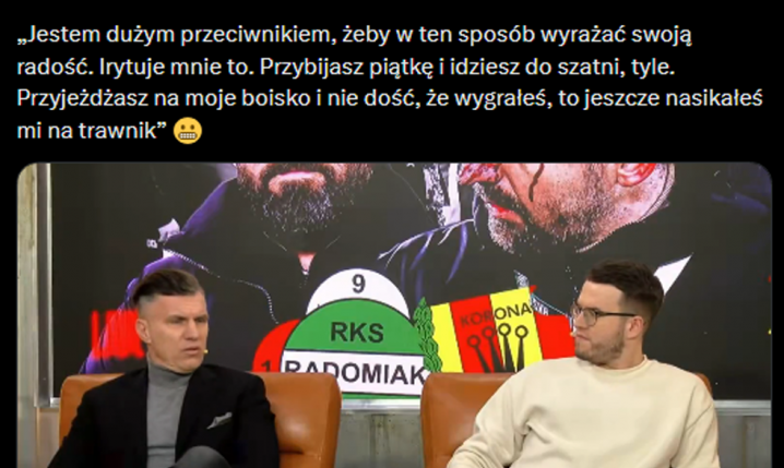 ABSURDALNE słowa Roberta Podolińskiego nt. sytuacji po meczu Radomiak - Korona