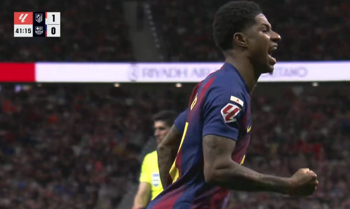 Rashford strzela gola na 1-1 z Atletico Madryt! [VIDEO]