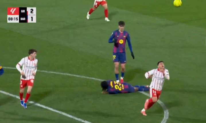 KONTROWERSJA przy golu na 2-1 dla Girony! Kounde faulowany?! [VIDEO]