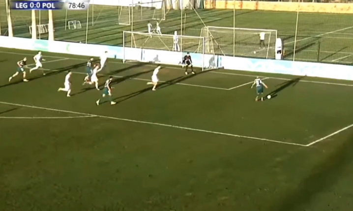 OKRZYK do Kacpra Chodyny podczas sparingu... xD [VIDEO]