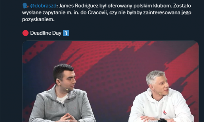 James Rodriguez został zaoferowany polskiemu klubowi!