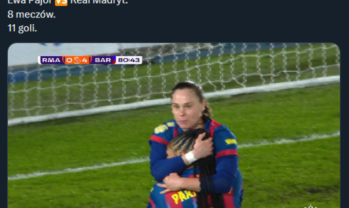 LICZBY Ewy Pajor w meczach z Realem Madryt! <3