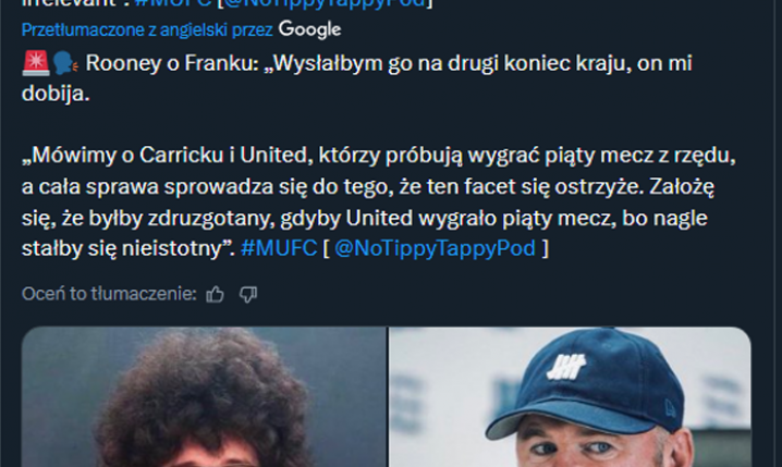 Wayne Rooney KRYTYCZNIE o chłopaku, który prowadzi challenge z zapuszczaniem włosów...