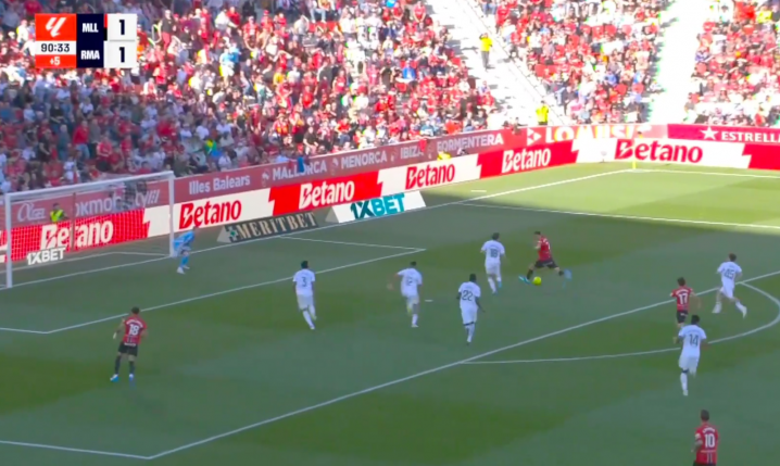 Muriqi strzela gola na 2-1 Realowi Madryt!!! [VIDEO]