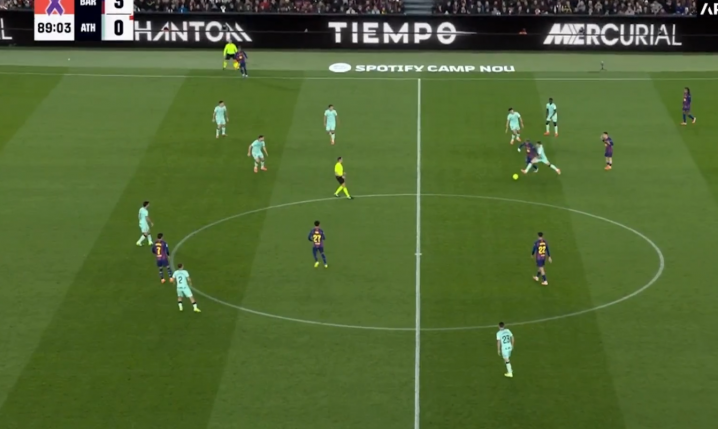 Yamal ogrywa TRZECH rywali i asystuje do Ferrana! 4-0 [VIDEO]