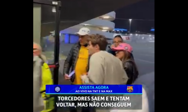 HlT! Kibice Interu próbujący wrócić na stadion po tym, jak wyszli po golu na 3-2...xD  [VIDEO]