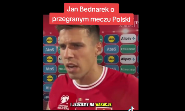 Pamiętne słowa Jana Bednarka po porażce 3-2 z Mołdawią... xD [VIDEO]
