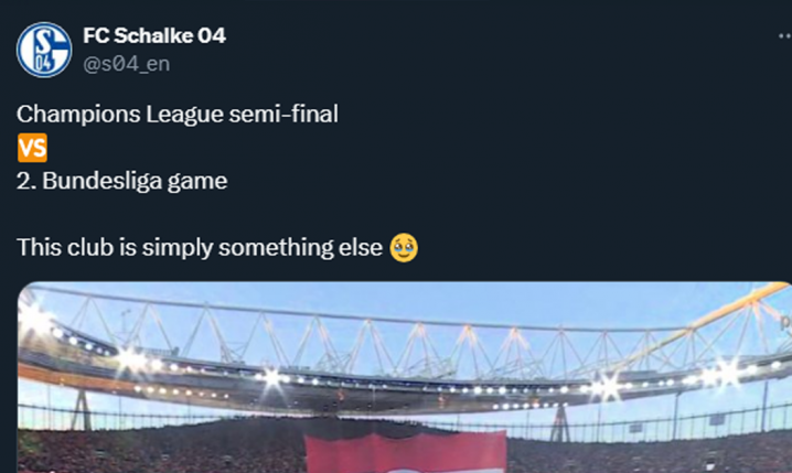 Schalke porównało oprawę swoich kibiców do Arsenalu... xD