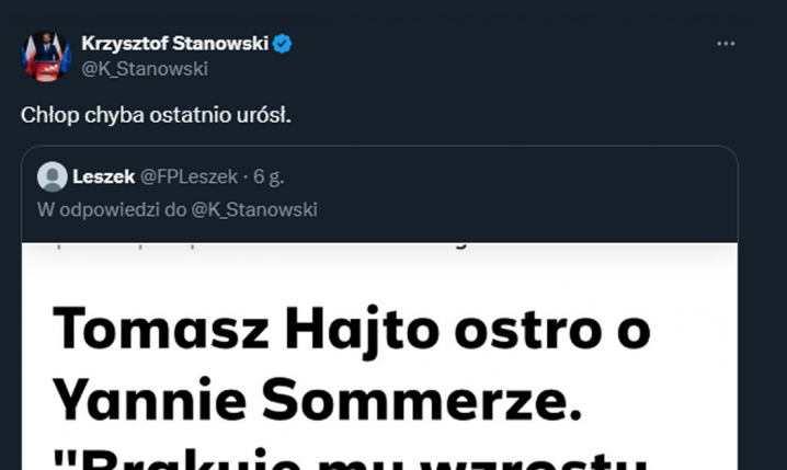 PAMIĘTNE słowa Tomka Hajto o Yannie Sommerze... xD