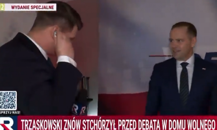WYMIANA ZDAŃ dziennikarza i Karola Nawrockiego nt. Śląska Wrocław... xD [VIDEO]