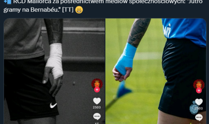 TAKIE ZDJĘCIE wrzucił oficjalny profil Mallorki przed meczem z Realem... :D