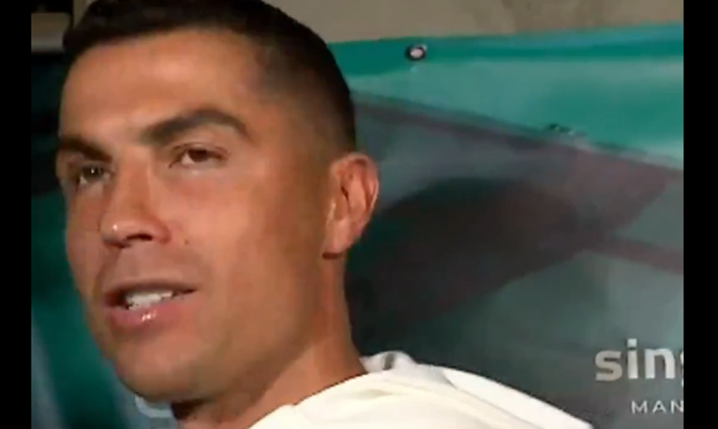 REAKCJA Cristiano Ronaldo na pytanie o Złotą Piłkę... xD [VIDEO]