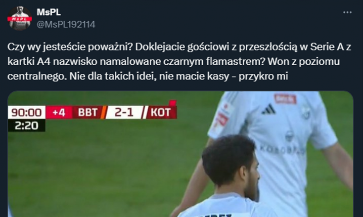 HlT! W takiej koszulce grał zawodnik Kotwicy Kołobrzeg... xD