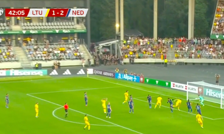 Litwa strzela gola na 2-2 z Holandią! [VIDEO]