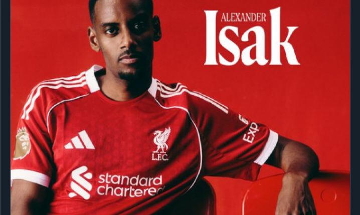 OFICJALNIE! ALEXANDER ISAK ZAPREZENTOWANY!