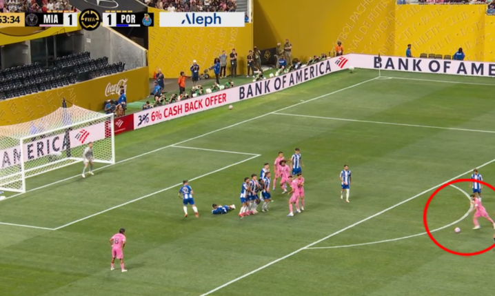 GENIALNY gol Messiego z rzutu wolnego przeciwko Porto! [VIDEO]