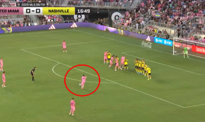 TAK STRZELA Leo Messi z rzutu wolnego z Nashville SC! [VIDEO]