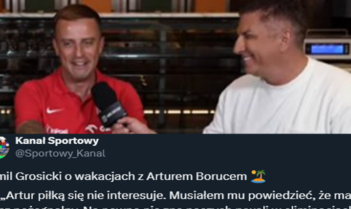 Kamil Grosicki o aktualnej wiedzy piłkarskiej Artura Boruca... xD