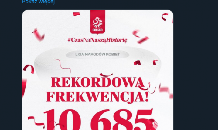 Rekord FREKWENCJI na meczu Polski kobiet!
