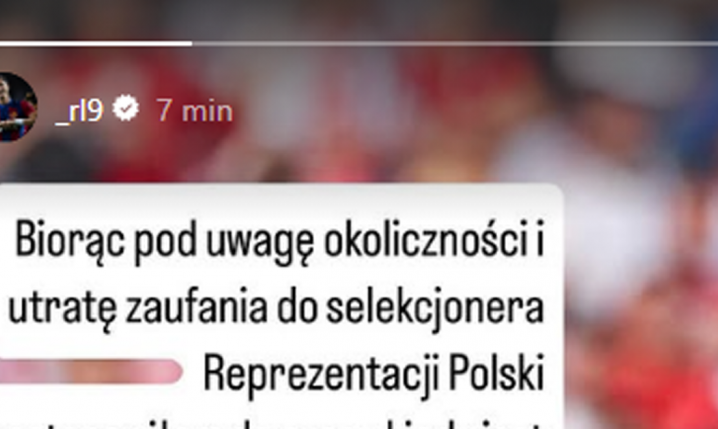 Robert Lewandowski rezygnuje z gry w reprezentacji Polski!