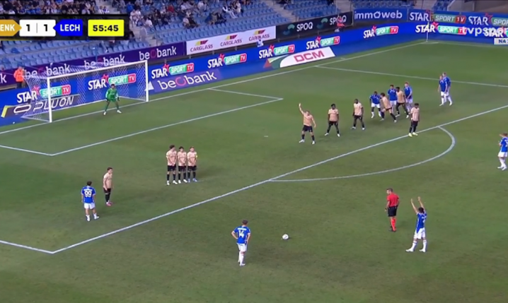 FANTASTYCZNY gol Bengtssona z rzutu wolnego z Genk! 1-2 [VIDEO]