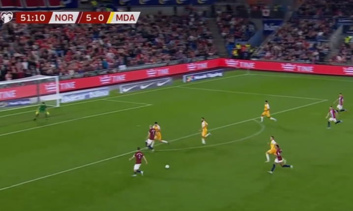 Haaland STRZELA 4 GOLA z Mołdawią! 6-0 [VIDEO]