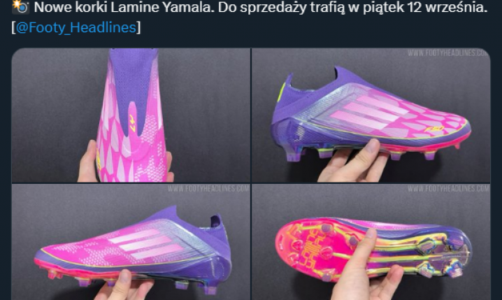Tak wyglądają nowe korki Lamine Yamala!