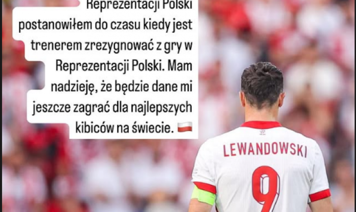 Robert Lewandowski rezygnuje z gry w reprezentacji Polski!
