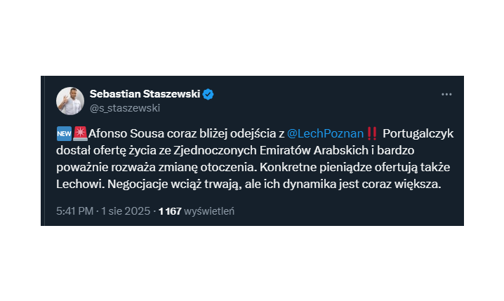 GWIAZDA Lecha Poznań bardzo blisko odejścia z klubu!